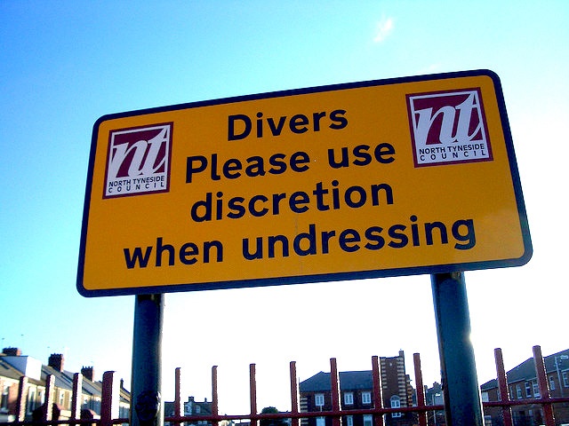 diver warning