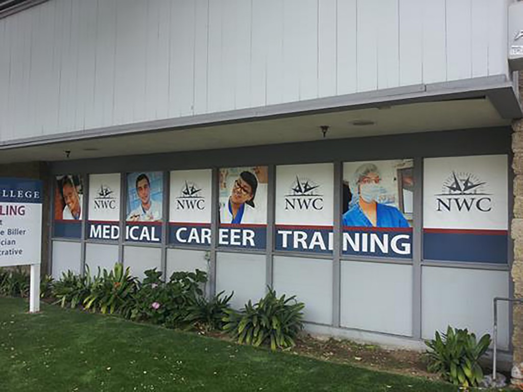 North-West College - Santa Ana - Window Graphics