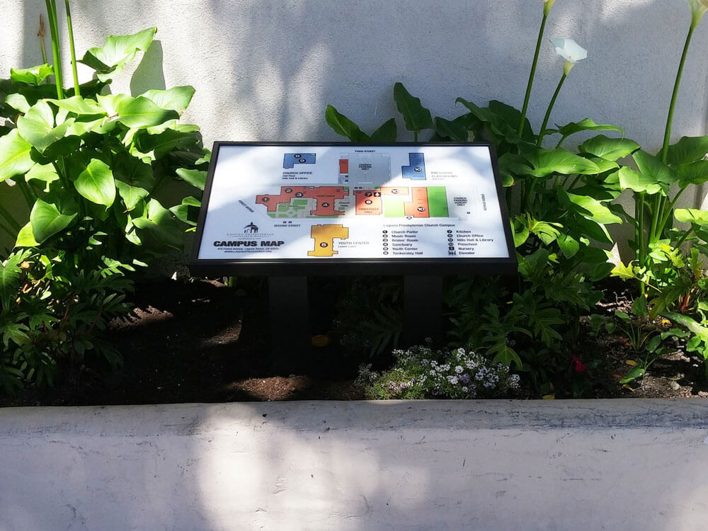 Way-Finding Map for Laguna Presbyterian by America's Instant Signs