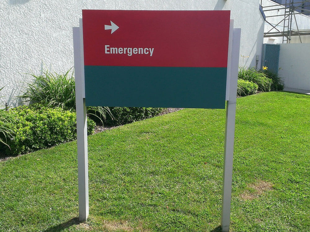 Way-finding directional sign for Mission Hospital by America's Instant Signs