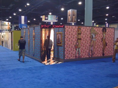 Betsey-Johnson-full-size-model-cutouts-for-trade-show-booth