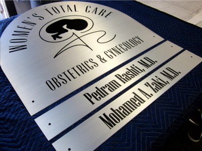 Womens-Total-Care-laser-engraved-aluminum-plaque