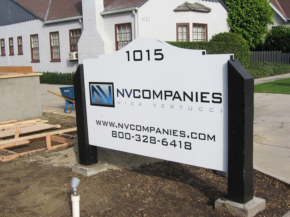 Way-Finding Post and Panel Sign for NVCompanies by America's Instant Signs