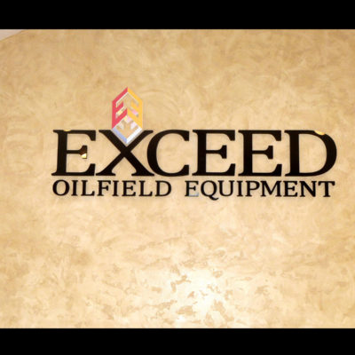 Midland-Exceed-Oil-foam-letters-with-acrylic-faces