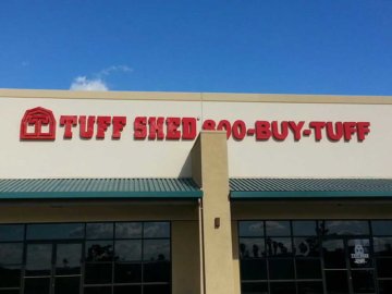 Tuff Shed Dimensional Foam Sign from America's Instant Signs