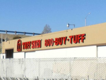 Tuff Shed Dimensional Foam Sign from America's Instant Signs