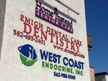 West Coast Endocrine Dimensional Foam Sign from America's Instant Signs